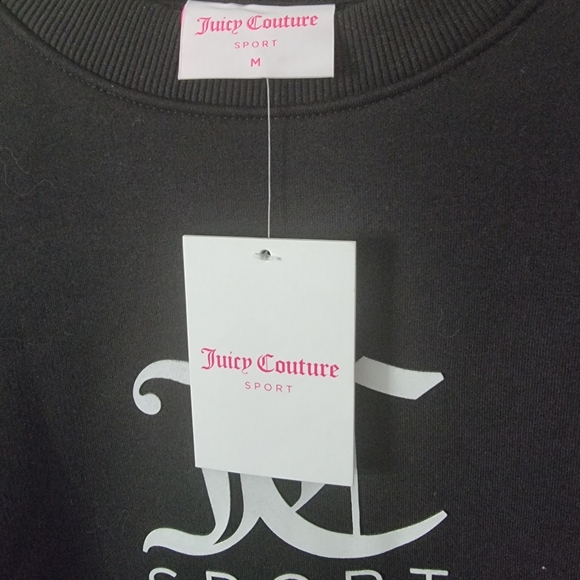 Juicy Couture Sport Black Jumper SIZE Medium - Picture 2 of 3